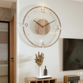 Lambert Scandinavian Wooden Wall Clock | Silent Mechanism
